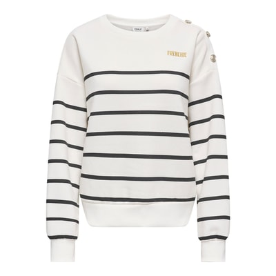 Camisola estilo marinheiro, com botões nos ombros ONLY