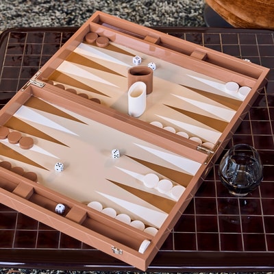 Gelakte backgammon set, CEPHEE AM.PM