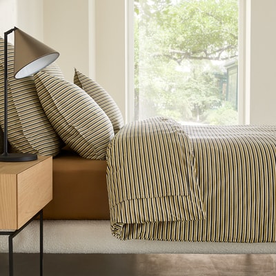Housse de couette en percale lavée 120 fils, JALIANI AM.PM