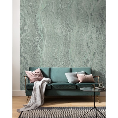 Papel de parede foto mural Marble Mint, da Interelife INTERELIFE