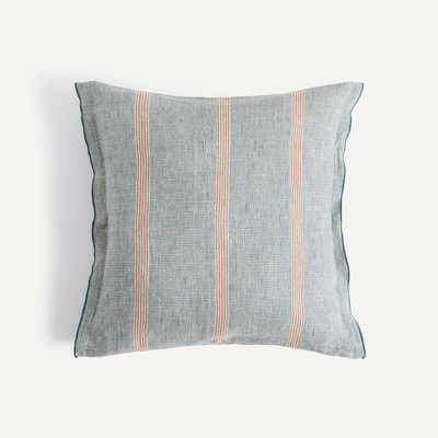 Housse de coussin lin rayé, Virel AM.PM