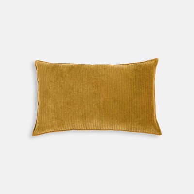 Housse de coussin rectangulaire, en velours ciselé, MILO LA REDOUTE INTERIEURS
