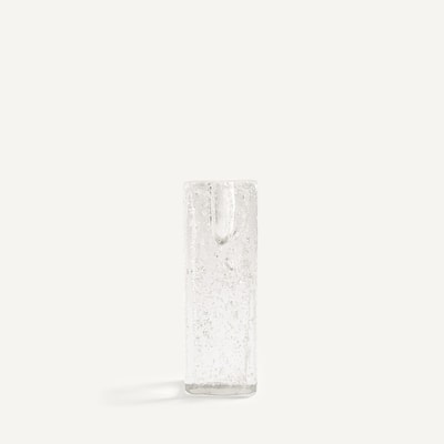 Handgeblazen glazen kandelaar, hoogte 18 cm, CASARE AM.PM