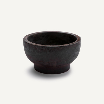 Taça em madeira de caju queimada, Nyesi AM.PM