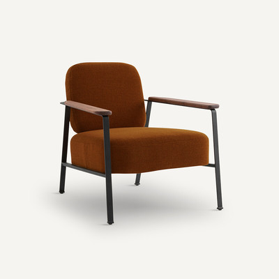 Fauteuil in mêlee gevlochten stof, Abraxas AM.PM