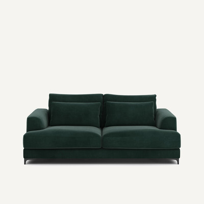 Sofá-cama de 3 lugares, em veludo, Marsile AM.PM