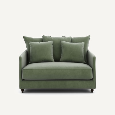 2P-Sofa, umwandelbar, Velours, Lazare AM.PM