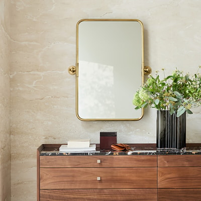 Miroir rectangulaire pivotant H75,5 cm, Cassandre AM.PM