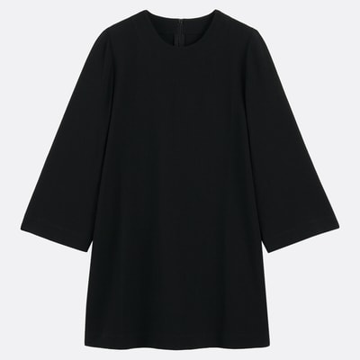 Rozkloszowana sukienka mini z rękawami 3/4 LA REDOUTE COLLECTIONS