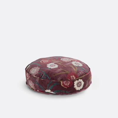 Mowan sammet golvkudde, Ø50cm LA REDOUTE INTERIORS