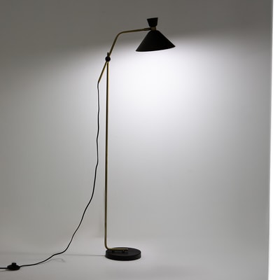 Lampadaire laiton vieilli Zoticus AM.PM
