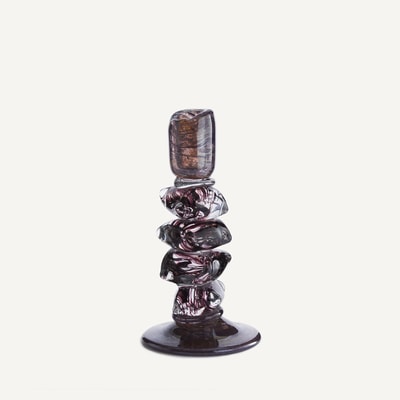 Bougeoir en verre soufflé bouche, H23 cm, Qimera AM.PM
