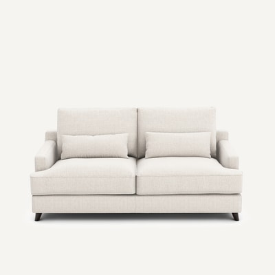 3-Sitzer-Sofa, umwandelbar, aus jaspiertem Canvas, ALWINE AM.PM