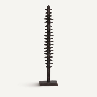 Statuette en métal fonte d'aluminium, Samaki AM.PM