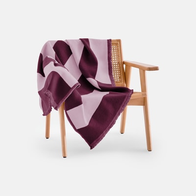 Tabaka Geometrisk Stribet Jacquard Frynsetæppe LA REDOUTE INTERIEURS