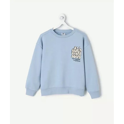 Sweater met ronde hals en print op de voor- en achterkant TAPE A L'OEIL