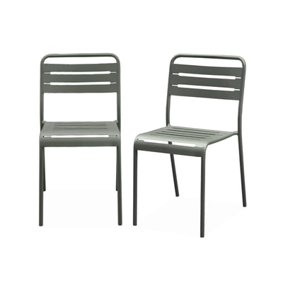 Chaise de jardin acier (lot de 2) AMELIA SWEEEK
