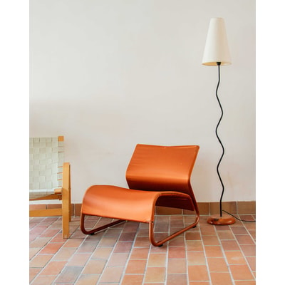 Fauteuil orange Jakob N°464 - Bon état DEBONGOUT