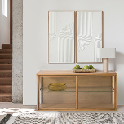 Vitrine Iéna, Eiche, Design by E. Gallina AM.PM