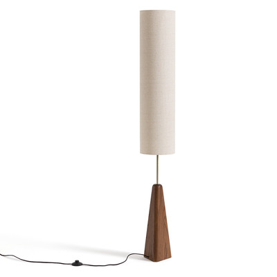 Lampada da terra massello di rovere tinto noce, Nestwood AM.PM