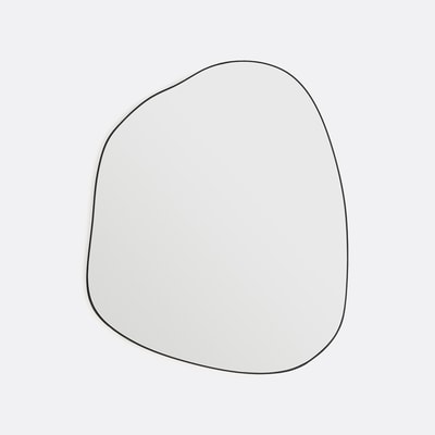 Espelho com forma orgânica, comprimento 88,9 cm, altura 74,6 cm, ORNICA LA REDOUTE INTERIEURS