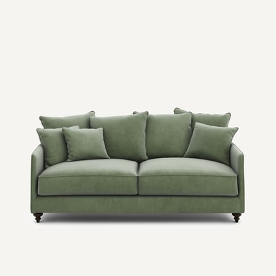 3P-Sofa, umwandelbar, Velours, Lazare AM.PM