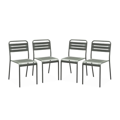 Chaise de jardin acier (lot de 4) AMELIA SWEEEK