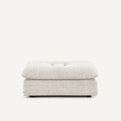 Repose-pieds modulable, en coton et lin, GIULIANO AM.PM