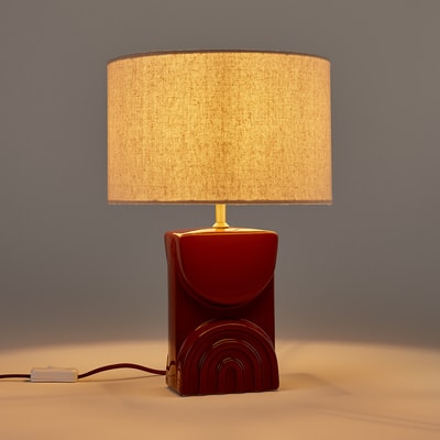 Lamp in keramiek en linnen, Topia LA REDOUTE INTERIEURS