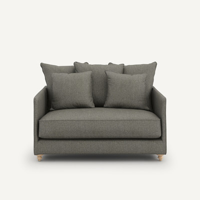 Sofá-cama 2 lugares, em tweed, Lazare AM.PM