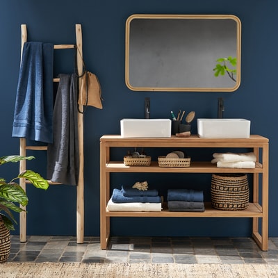 Rechthoekige spiegel in rotan 60x90 cm, Nogu LA REDOUTE INTERIEURS