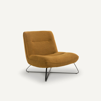Fauteuil in mêlee gevlochten stof, Helma AM.PM