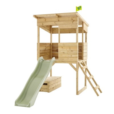 Cabane sur pilotis avec toboggan CIMES TP TOYS