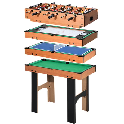Table de billard multifonctionnelle MDF Bois HOMCOM