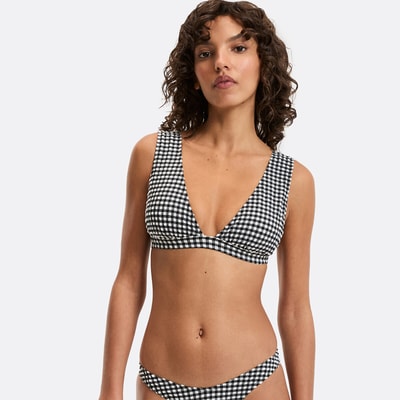 Johane Gingham Bikinitop fra LA REDOUTE COLLECTIONS