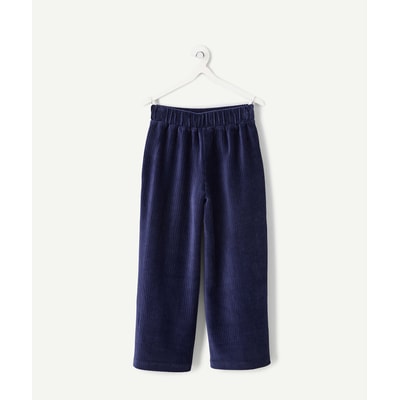 Wijde broek in geribd fluweel TAPE A L'OEIL