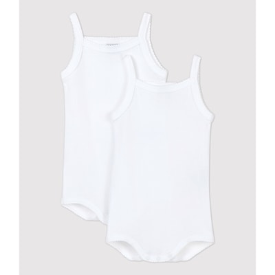 Set van 2 rompertjes met bandjes PETIT BATEAU