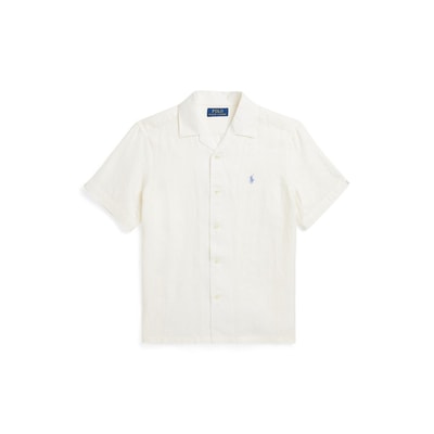 Hemd in linnen met korte mouwen POLO RALPH LAUREN