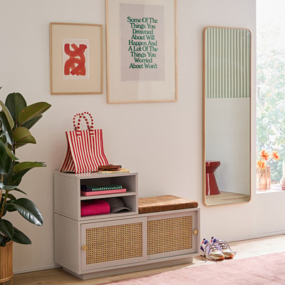 Rechthoekige spiegel in eikenfineer 50x150 cm, Iodus LA REDOUTE INTERIEURS