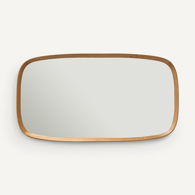 Miroir rectangulaire chêne massif, H110cm, Orion AM.PM