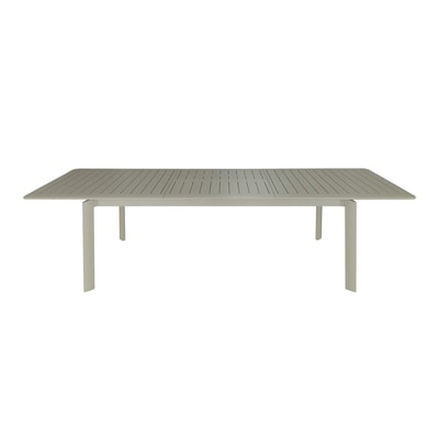 Table extensible de jardin 6/10p en aluminium Kaki clair HAVANA WILSA GARDEN
