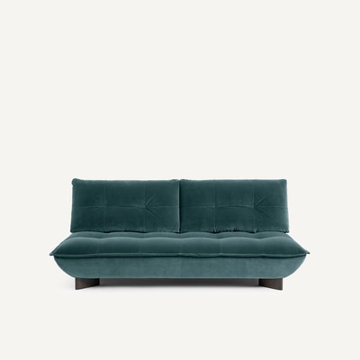 Banquette modulable en velours, KAORI AM.PM