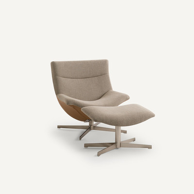 Draaibare relaxzetel met voetensteun, Wesley AM.PM