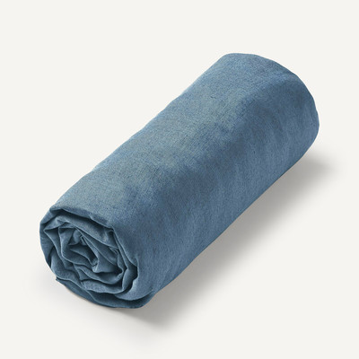Hoeslaken in gewassen linnen, Elina voor dikke matras AM.PM