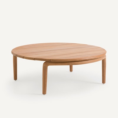 Table basse de jardin ronde, en teck, IRATI AM.PM