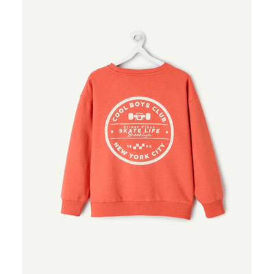 Sweatshirt met ronde hals en opdruk voor en achter TAPE A L'OEIL