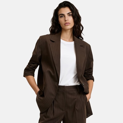 Oversized gestreepte blazer LA REDOUTE COLLECTIONS