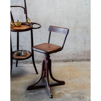 Tabouret de bar Gaston N°97 - Bon état DEBONGOUT