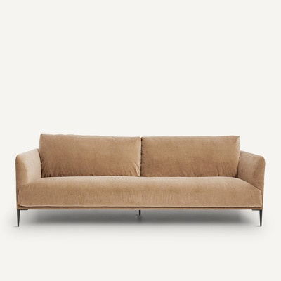 Canapé velours stonewashed, Oscar design E.Gallina AM.PM