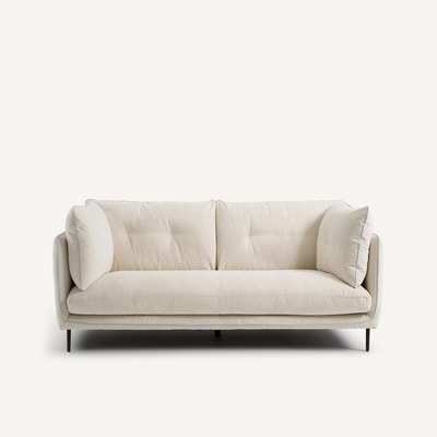2-zits bank, chenille fluweel, Botero AM.PM